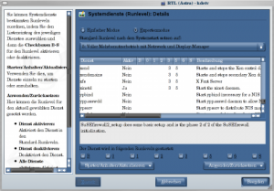 xinetd Aktivierung im Yast2 Runleveleditor